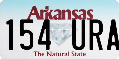 AR license plate 154URA