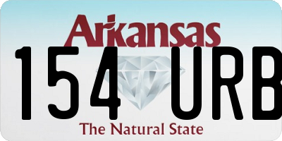 AR license plate 154URB