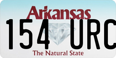 AR license plate 154URC