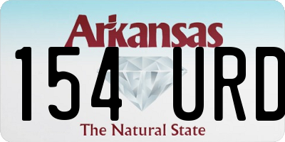 AR license plate 154URD