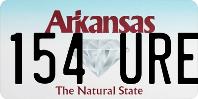 AR license plate 154URE