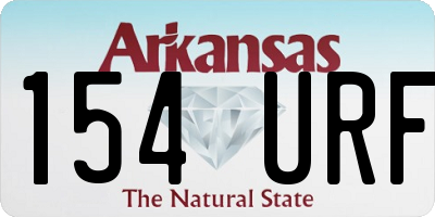 AR license plate 154URF