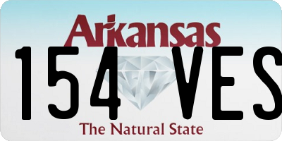 AR license plate 154VES