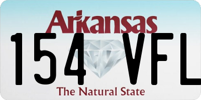 AR license plate 154VFL