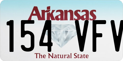 AR license plate 154VFV