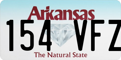 AR license plate 154VFZ