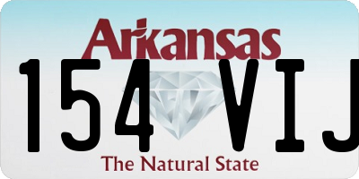AR license plate 154VIJ