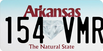 AR license plate 154VMR