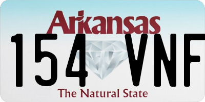 AR license plate 154VNF