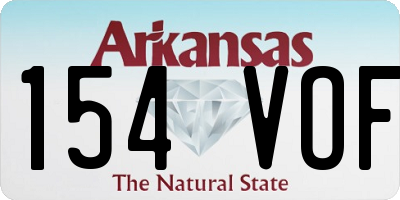 AR license plate 154VOF