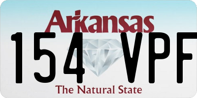 AR license plate 154VPF