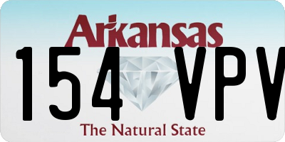 AR license plate 154VPV