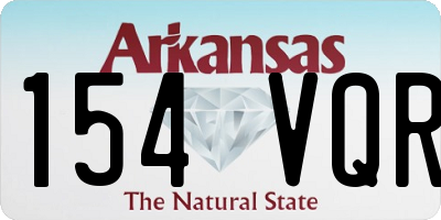 AR license plate 154VQR