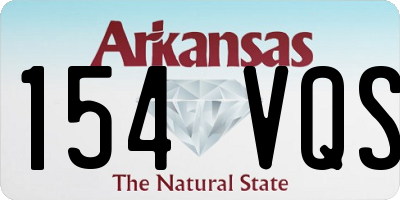 AR license plate 154VQS
