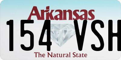 AR license plate 154VSH