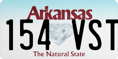 AR license plate 154VST