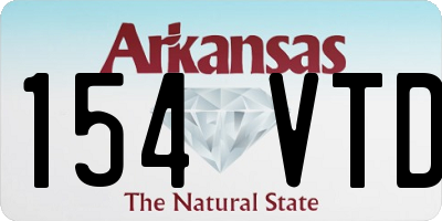 AR license plate 154VTD