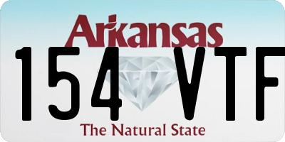 AR license plate 154VTF