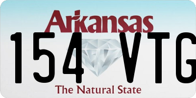 AR license plate 154VTG