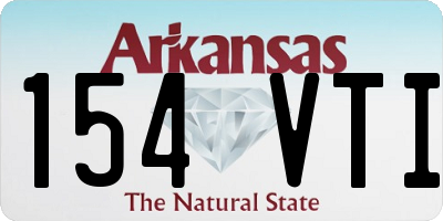AR license plate 154VTI