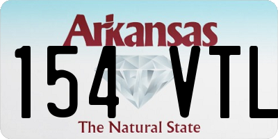 AR license plate 154VTL