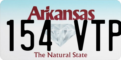 AR license plate 154VTP