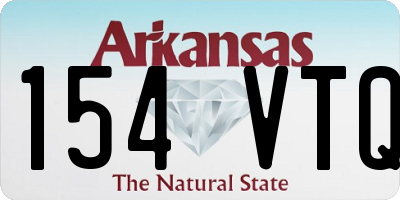 AR license plate 154VTQ