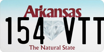 AR license plate 154VTT