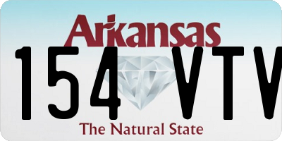 AR license plate 154VTV