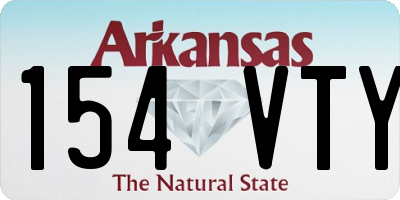 AR license plate 154VTY