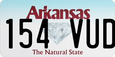 AR license plate 154VUD