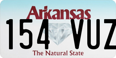 AR license plate 154VUZ