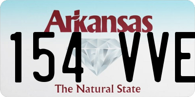 AR license plate 154VVE