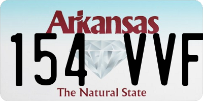 AR license plate 154VVF