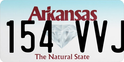 AR license plate 154VVJ