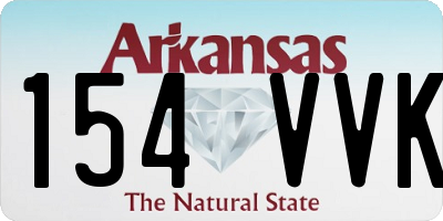 AR license plate 154VVK