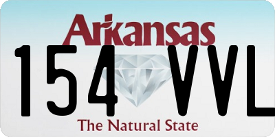 AR license plate 154VVL