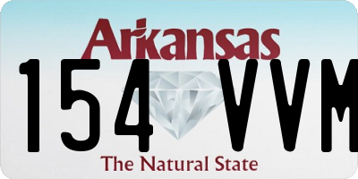 AR license plate 154VVM