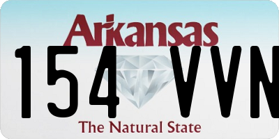 AR license plate 154VVN