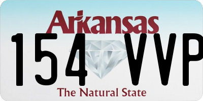 AR license plate 154VVP