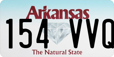 AR license plate 154VVQ