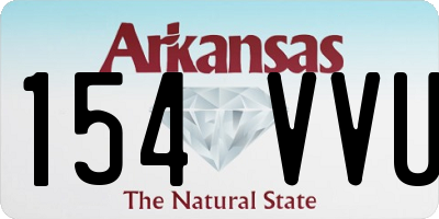 AR license plate 154VVU