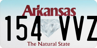 AR license plate 154VVZ