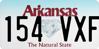 AR license plate 154VXF