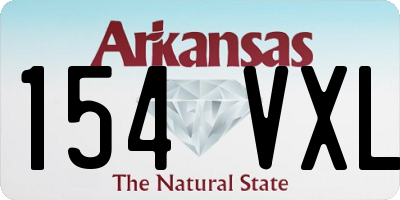 AR license plate 154VXL