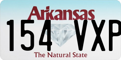 AR license plate 154VXP