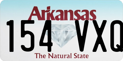 AR license plate 154VXQ