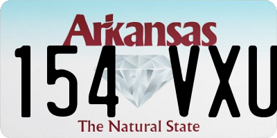 AR license plate 154VXU