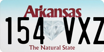 AR license plate 154VXZ
