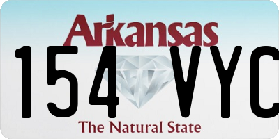 AR license plate 154VYC